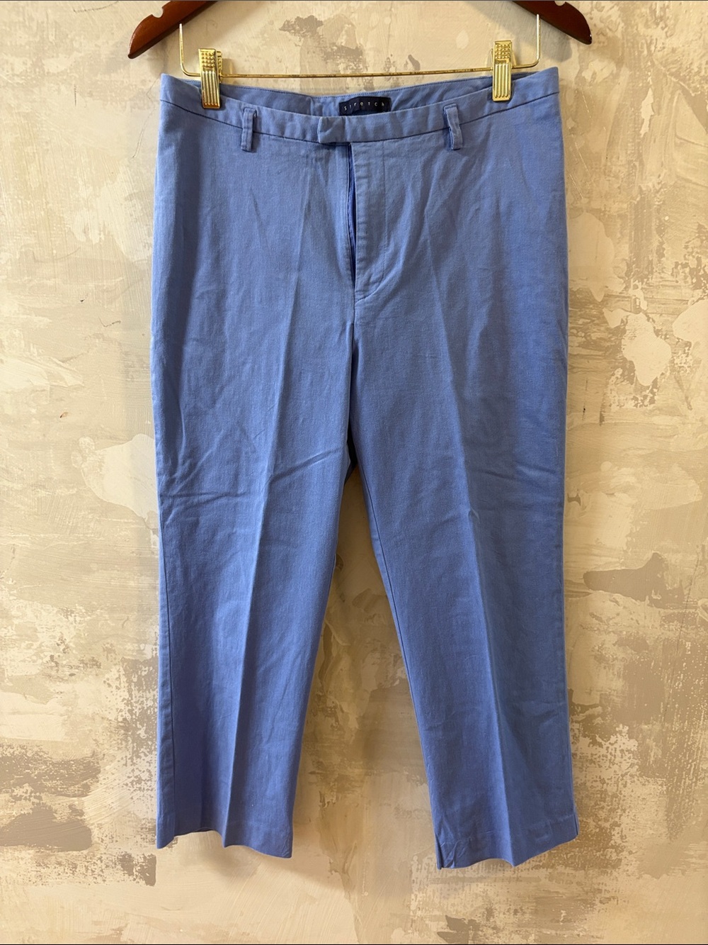 Hillard & Hanson Light Blue Women's Capris